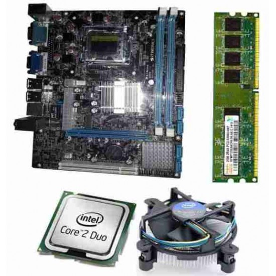 Zebronics 41D2 Motherboard Kit 2.93 Ghz Intel Core2 Duo CPU, 2 GB DDR2 RAM & Processor Fan