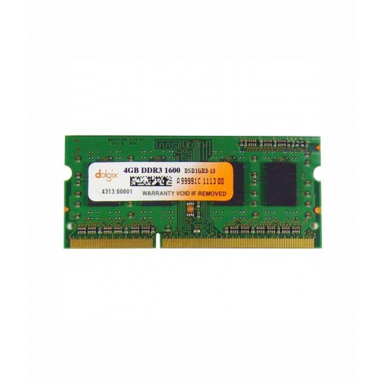 Dolgix 4GB DDR3 -1600 MHZ Laptop Ram