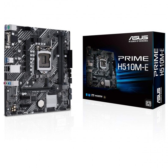 Asus H 510M-E Motherboard + Core I 3-10100 + Ram 8 GB DDR 4 Motherboard Combo