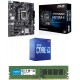 Asus H 510M-E Motherboard + Core I 3-10100 + Ram 8 GB DDR 4 Motherboard Combo