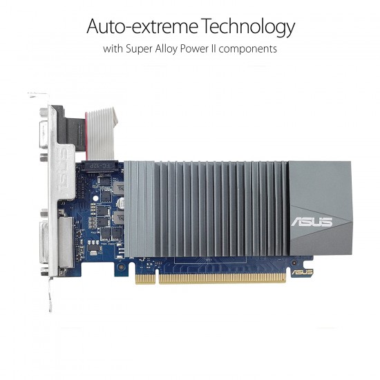 Asus GeForce GT 710 2GB GDDR5 With HDMI, VGA & DVI Port Graphics Card 