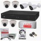 CP Plus 6 Camera Combo Set with 8 Ch DVR, 4 Dome Color Night View + 2 Bullet Cameras, 1TB HDD, Power Supply, 90Mtr Cable, BNC & DC Connectors