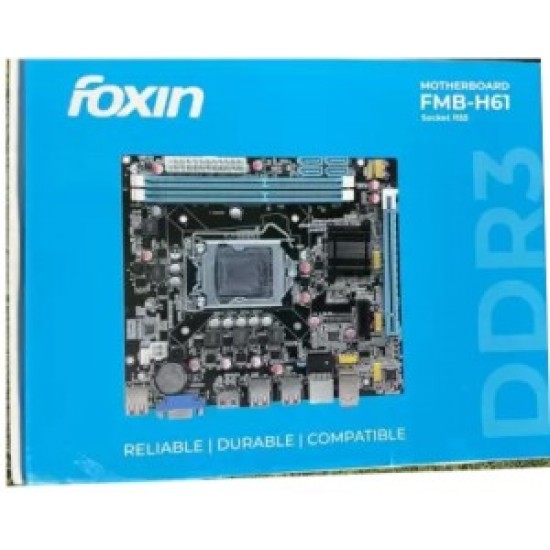 Foxin H 61 Motherboard LGA 1155 Socket with NVMe Slot