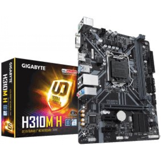 Gigabyte H 310M H Mother board + Core I 5 (9400 ) Processor Without Ram
