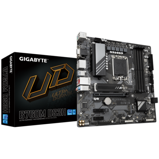 Gigabyte B760M D2H DDR5 Intel 13th/12th gen LGA 1700 M-ATX Motherboard