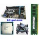 H 81 Mother board + Core I -5 (4th (4570 ) + 4 GB DDR3 + Fan Motherboard Combo With NVme