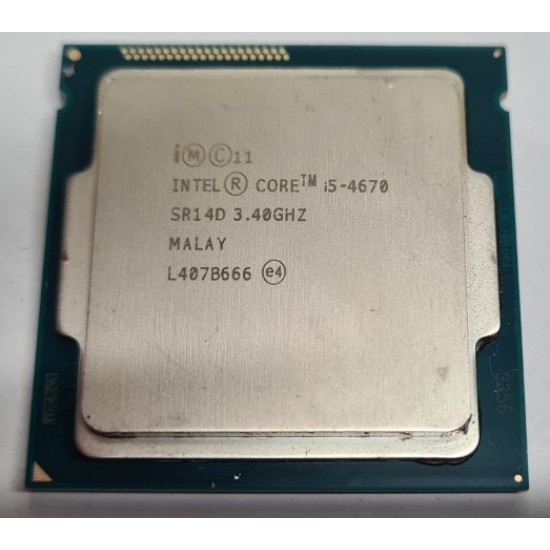 Intel Core i5-4670 (4 th Generation ) 1150 Socket 4 Cores Desktop Processor