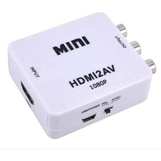 Terabyte Mini HDMI2AV UP Scaler Full HD 720/1080p Video Converter Media Streaming Device