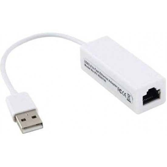 USB 2.0 Ethernet Adapter USB to RJ45 Ethernet LAN Adapter for Windows / Mac