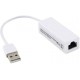 USB 2.0 Ethernet Adapter USB to RJ45 Ethernet LAN Adapter for Windows / Mac