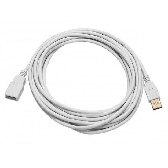 Terabyte USB 3.0 High Speed Extension Cable (5 mtr, White)