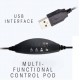 Zebronocs ZEB-GRACE U USB wired Headphone (Black, Red, On the Ear)