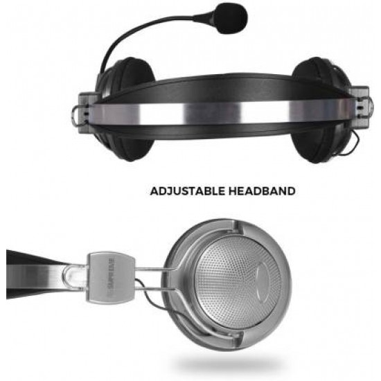 Zebronics ZEB-SUPREME Wired Headset (Black)