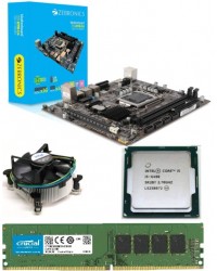 Zebronics / Foxin H 110M Mother board + Core I 5 (6th Gen) + Ram 8 Gb DDR 4 + Fan Motherboard Combo