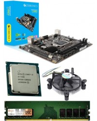 Zebronics H110 Motherboard + Core I5-7400 Processor + Ram 8 GB DDR 4+ Fan Motherboard Combo