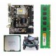Zebronics 41 D3 Mother Board + Intel Core 2 Quad - 2.4 GHZ + 4 GB DDR3 RAM +Fan