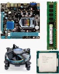 Zebronics 81 Mother board + Core I -3 (IVth Generation) + 4 GB DDR3 + Fan