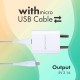 Zebronics ZEB-MA5211 Mobile USB Charger with Micro USB Cable (White)