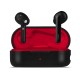 Zebronics Sound Bomb with BT 5.0 TWS Earphones with Touch Control,Call Function,Voice Assistant (RED+Black)