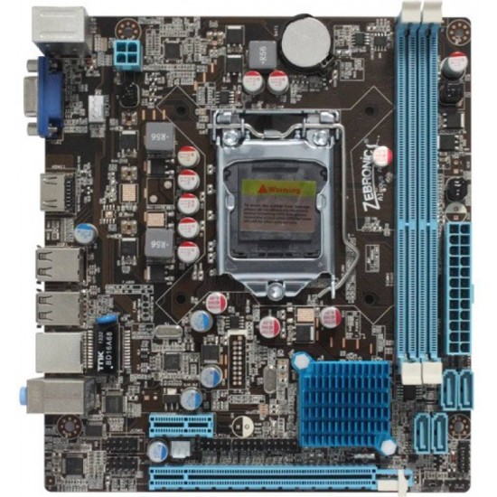 Zebronics 61 Mother board + Core I -5 (IIIrd ) - 3470 / 3450 / 3330) Processor + 4 GB DDR3 + Fan