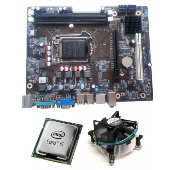 Core I5 650 3.2 GHz + Zebronics 55 Intel Chipset Motherboard + 8 GB DDR3 RAM