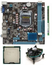 Zebronics 61 Mother board + Core I -3 (IIInd Generation) + 4 GB DDR3 + Fan